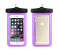 Waterproof phone pouch with transparent screen for swimming and diving up to 30 metres depth