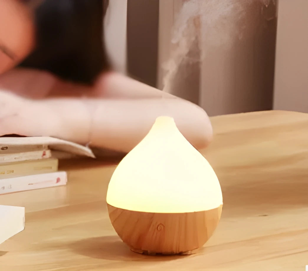 Asakusa wood grain vase-shaped aroma diffuser with 100ml tank capacity