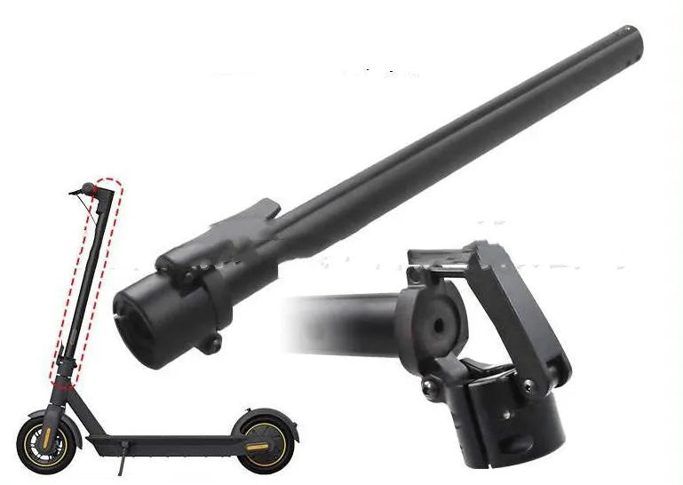 Black folding upright pole accessory for Nanbo No. 9 electric scooter replacement part