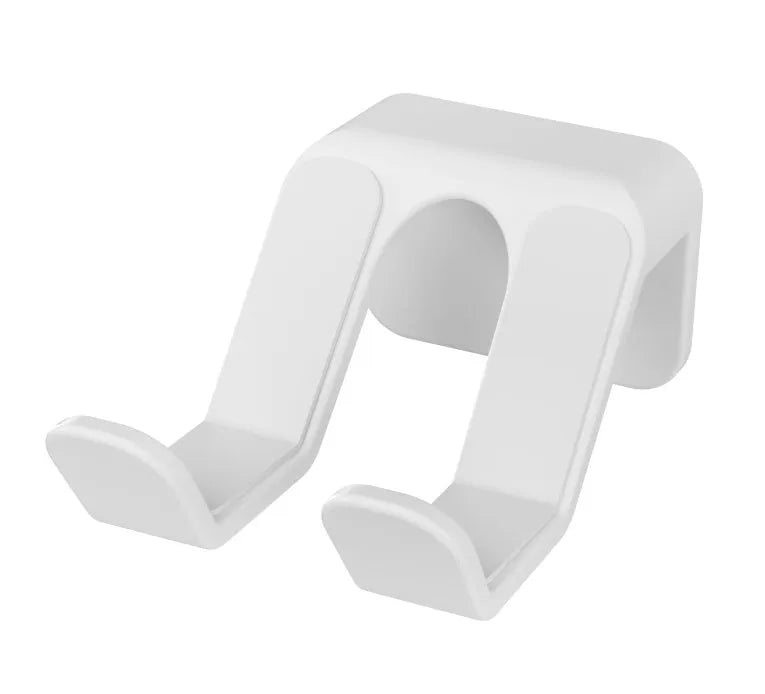 ABS plastic wall hanging rack for game controllers in black, white and pink colours with adhesive mounting