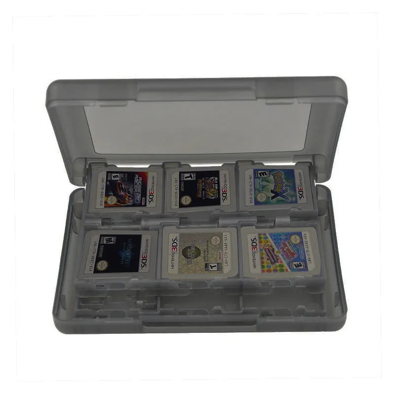 NDS 3DS 28-in-1 game card storage box in selected colour, showing game card slots.