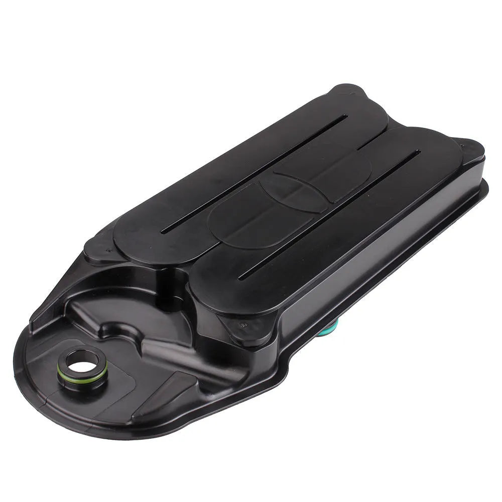 Black crankcase ventilation filter for Ram trucks with 6.7L Cummins diesel engines
