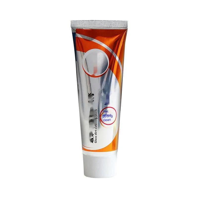 65ml bottle of white car windscreen cleaning paste for removing oil stains from glass