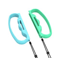Black Joy-Con controller grips with hand rope straps for Nintendo Switch boxing games