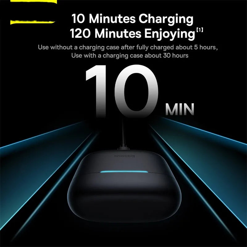 Active noise cancellation true wireless earbuds in pearl white or obsidian black with charging case