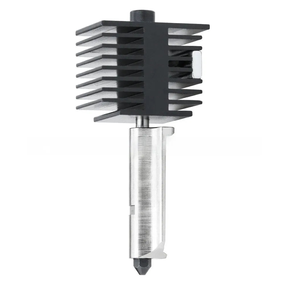Hardened steel hot end nozzle assembly for A1 Mini 3D printer with four nozzle sizes