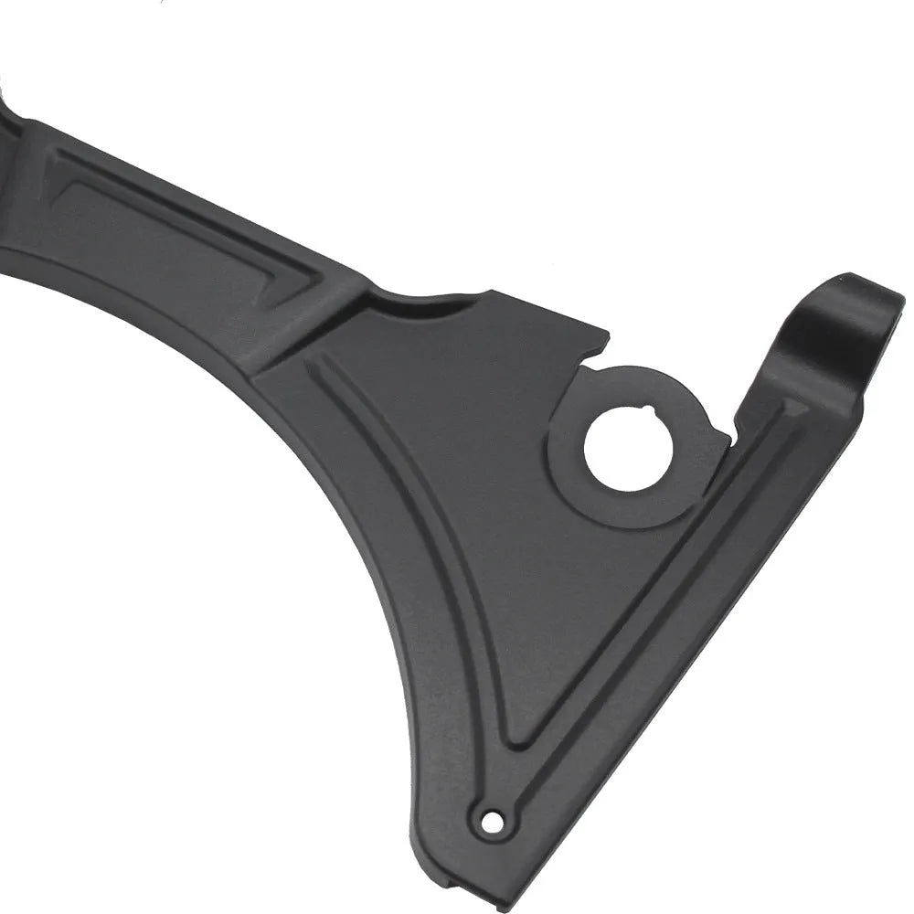 Black motorcycle cockpit fairing for BMW R1250GS and compatible GS models, model MO-CH003