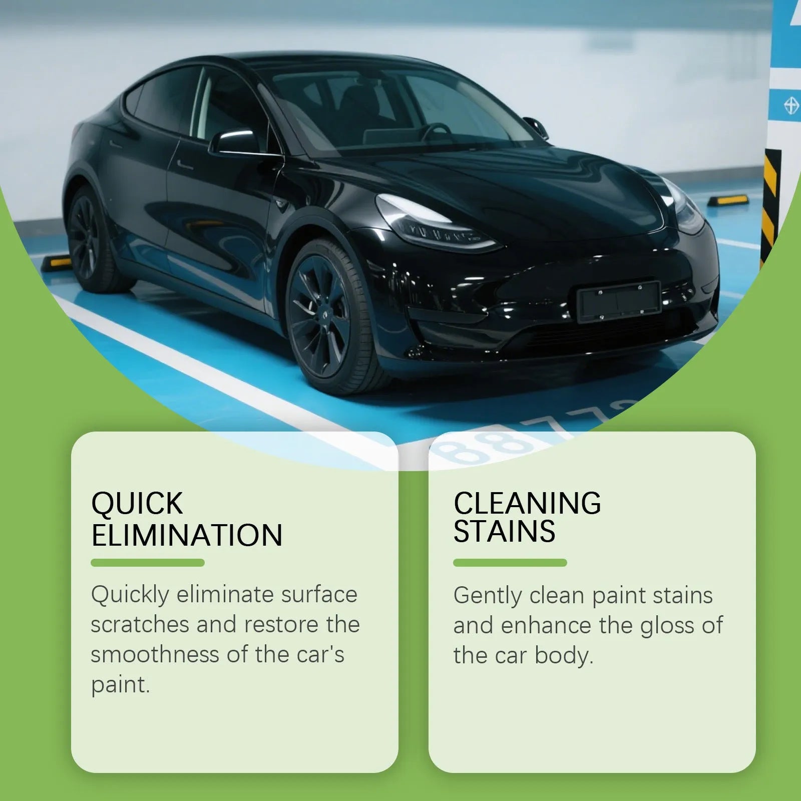 100g car scratch polish cream tube with calcium carbonate formula for vehicle paint repair