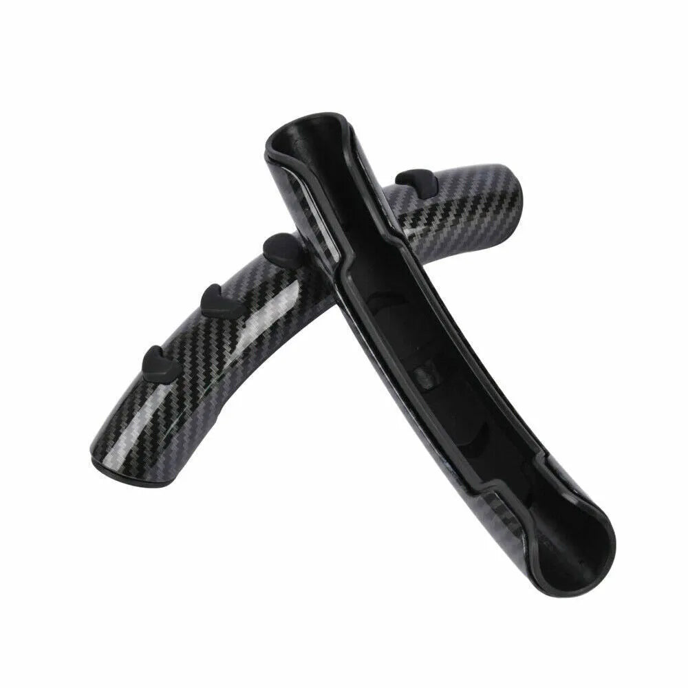 Carbon black fibre steering wheel anti-skid sleeve for 38cm diameter wheels