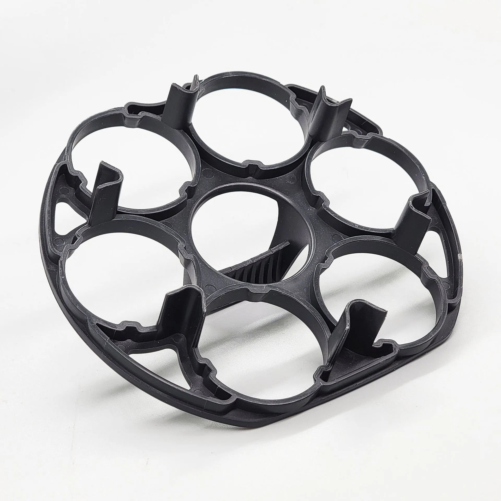 Black plastic egg holder keeper cooking basket with retainer for cooking machines
