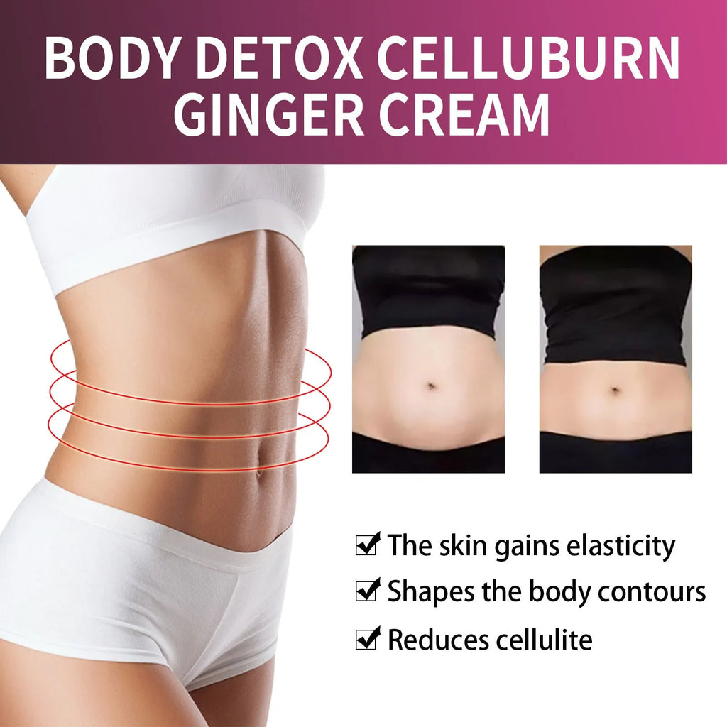 15g ginger body slimming and thigh tightening cream with olive oil and hyaluronic acid