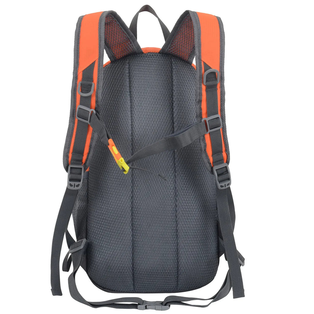 20L Oxford cloth multi-functional outdoor backpack in various colours with air pillow belt system