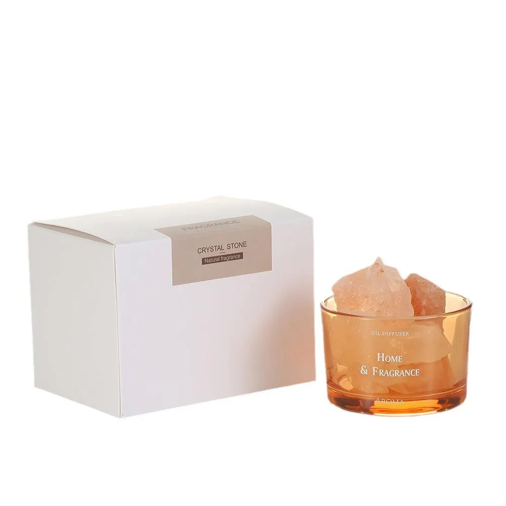 Girls' light perfume household fire-free aromatherapy crystal with ten 20ml essential oil bottles