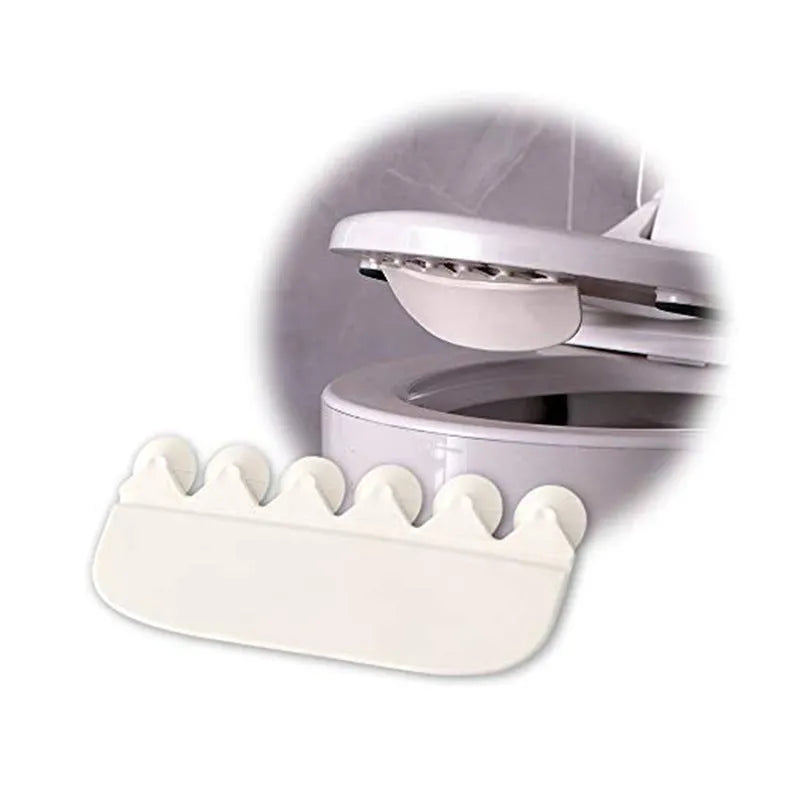 White PVC urine blocking board for children's toilet training on toilet seat