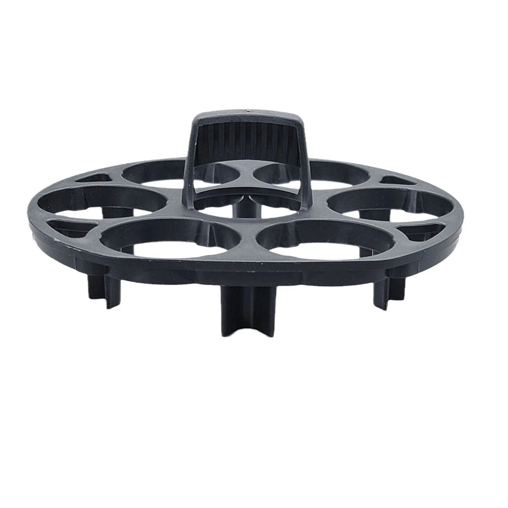 Black plastic egg holder keeper cooking basket with retainer for cooking machines