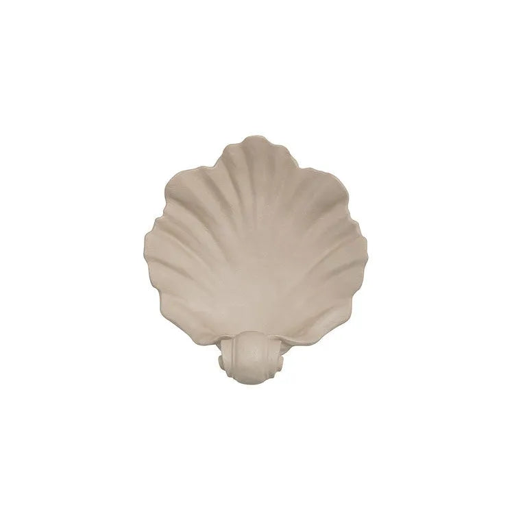 White resin fruit plate decoration with simulation shell storage design