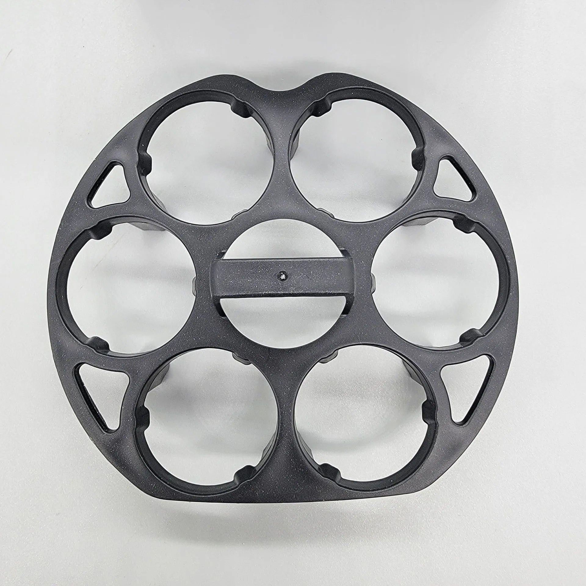 Black plastic egg holder keeper cooking basket with retainer for cooking machines