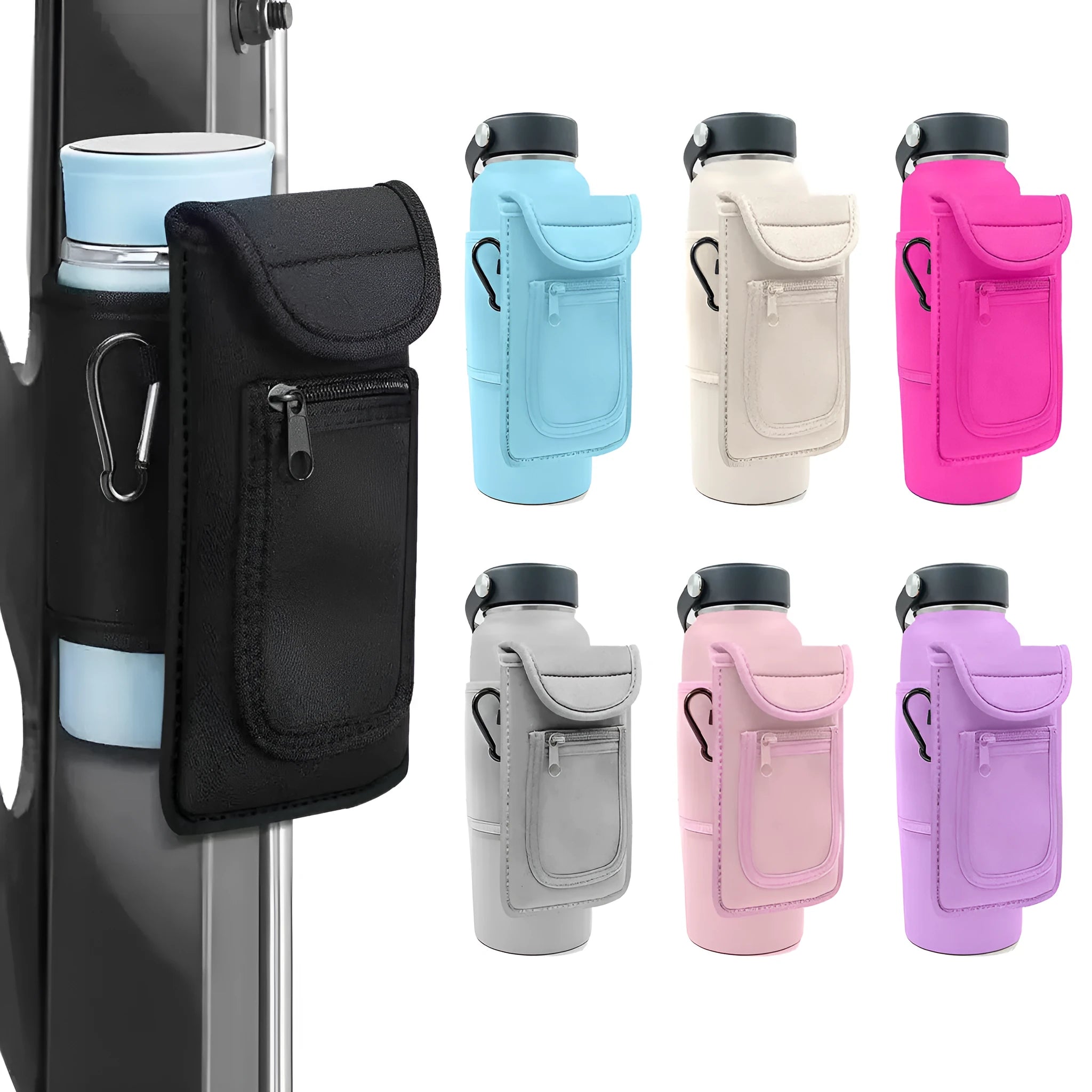 Magnetic sports bottle cover in multiple colours with large capacity for kettle protection