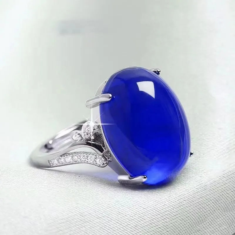Adjustable alloy ring with geometric patterns in black, blue, green, red, or yellow colours