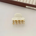 Medium metal grip acetate hair barrettes in retro dopamine style with R08 colour options