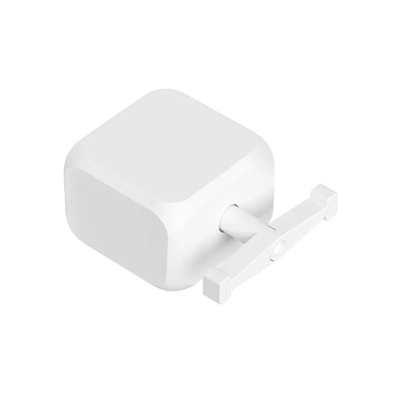 White Bluetooth rocker arm finger robot with remote control for smart home systems
