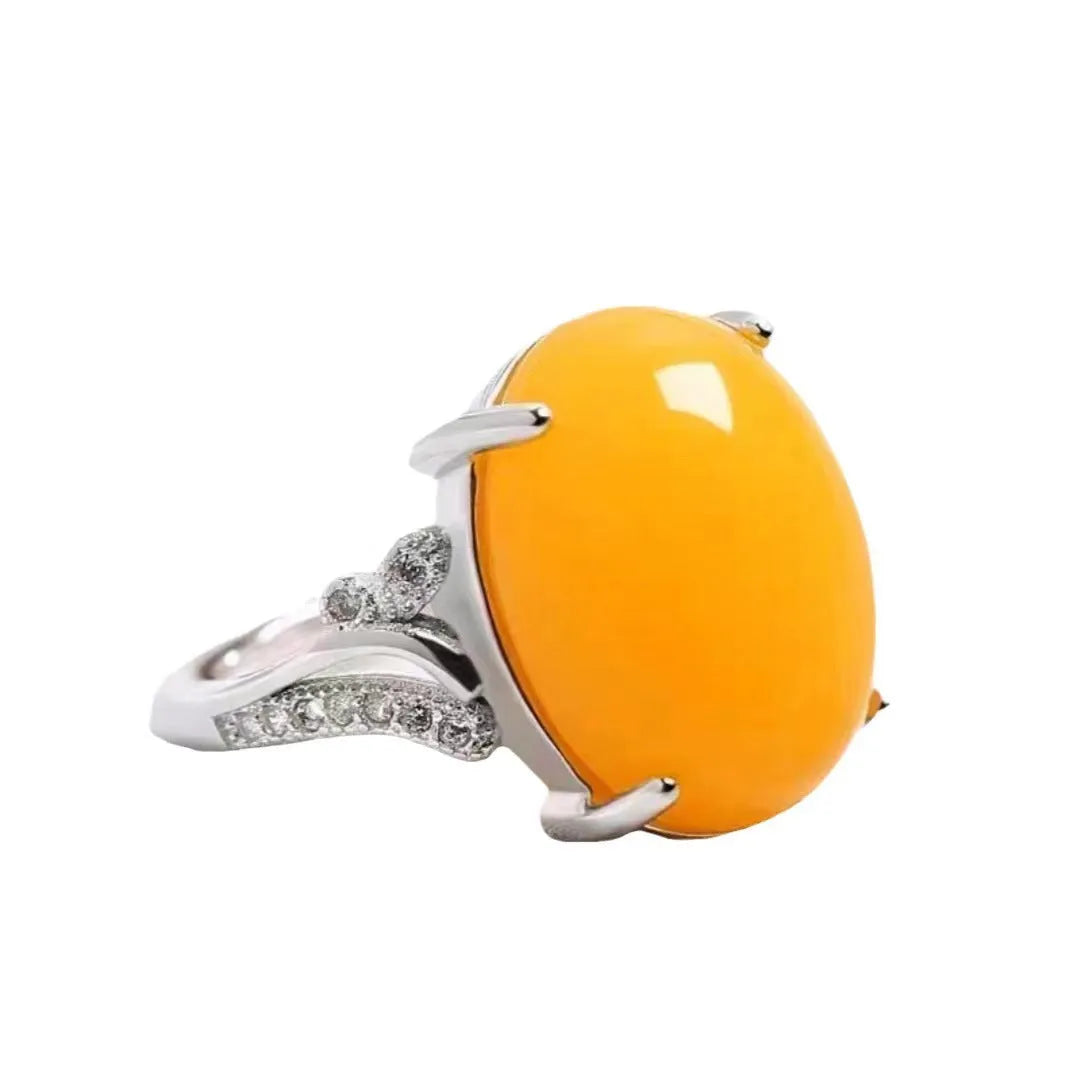 Adjustable alloy ring with geometric patterns in black, blue, green, red, or yellow colours