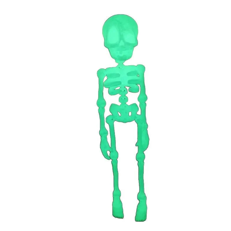 3D printed Halloween skull ornament in multiple colours displayed as fridge magnet