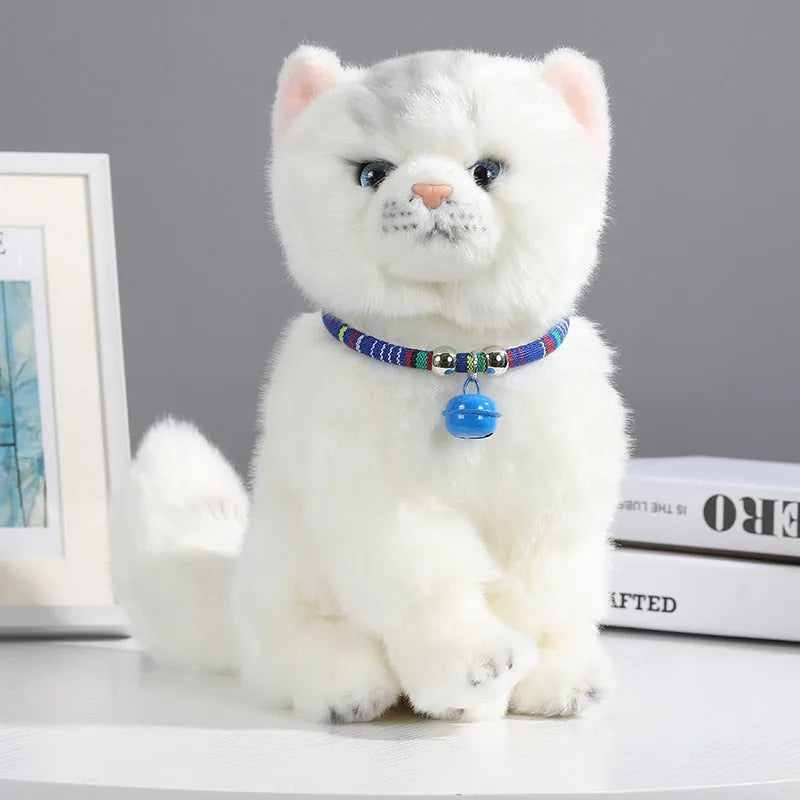 Coloured adjustable nylon pet collar with ethnic pattern, plastic quick-release buckle, and small bell.