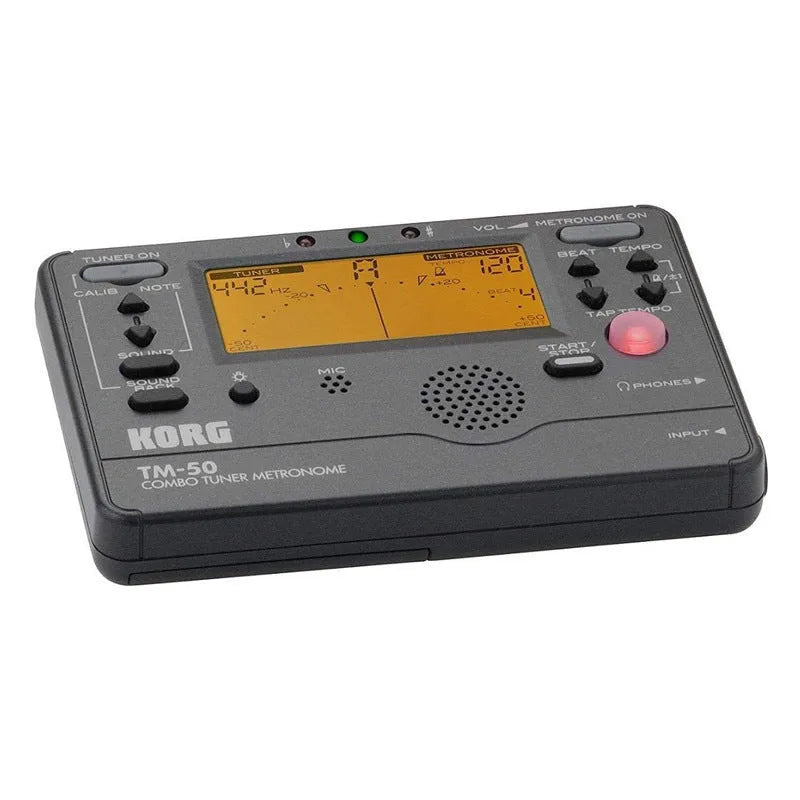 TM-60 digital metronome with plastic shell in black or white colour options