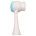 Blue nylon pet paw brush for dogs and cats measuring 13.5cm length