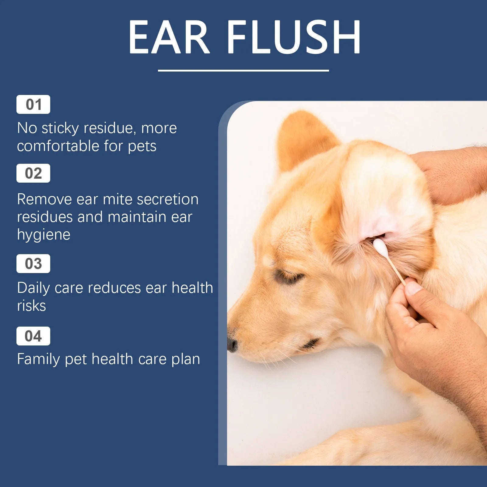 100ml bottle of gentle ear cleaner for cats and dogs