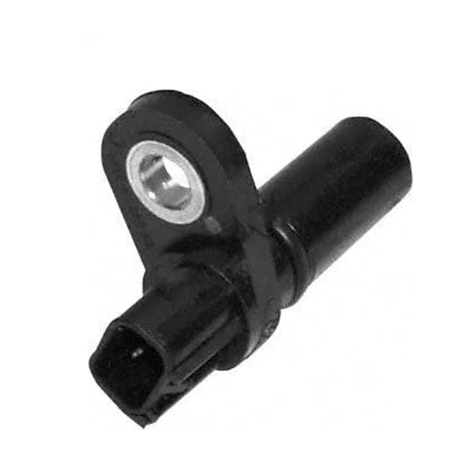 Black Ford crankshaft position sensor model 1F1Z6B288AA with electrical connectors