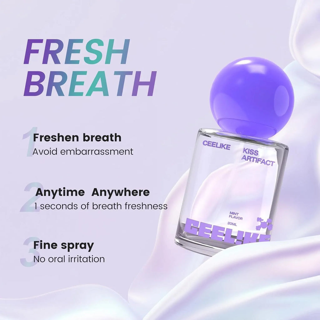 20ml bottle of long-acting probiotics oral hydrating spray with atomiser.