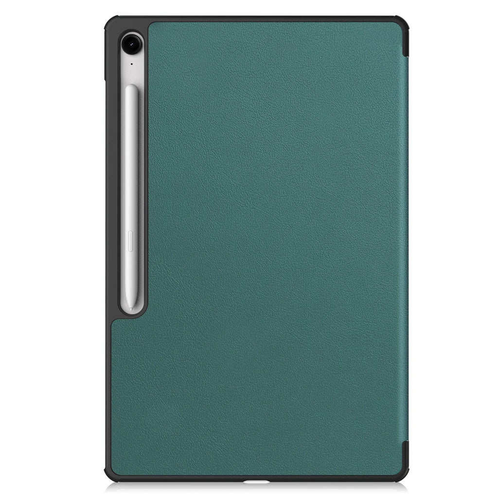 S10FE Plus SM-X620 imitation leather flip case for Samsung Galaxy Tab S10FE 13.1 inch with tri-fold stand