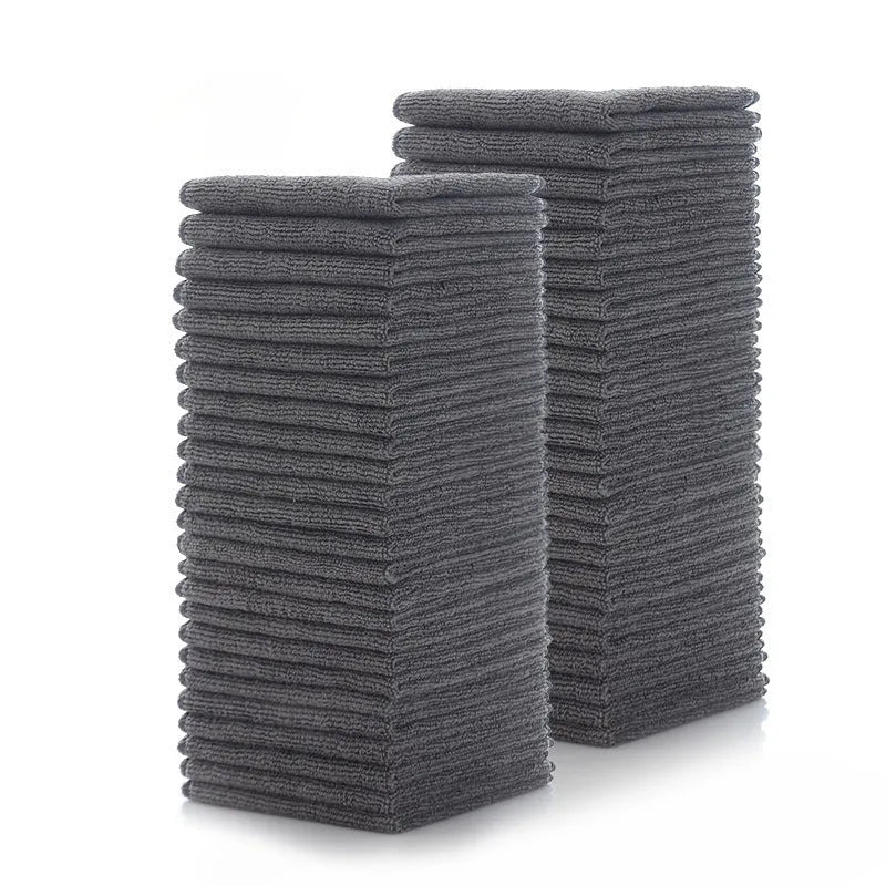 Grey square 25cm kitchen oilproof cleaning cloth for pots and bowls