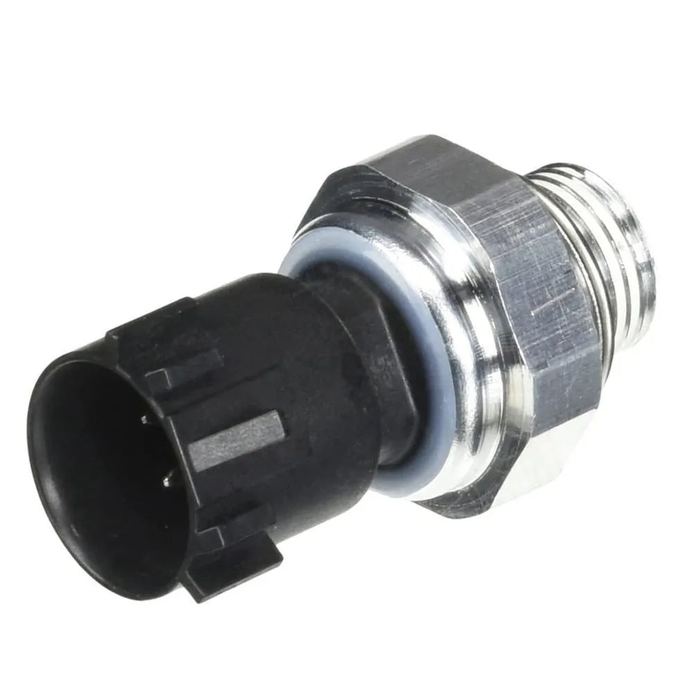 Silver automobile fuel pressure sensor with simple design for fuel system monitoring