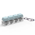 4-key mechanical keyboard switch tester with transparent ABS keycaps in multiple colour options