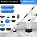 White rechargeable handheld cleaning ball with ABS construction and multiple plug specifications