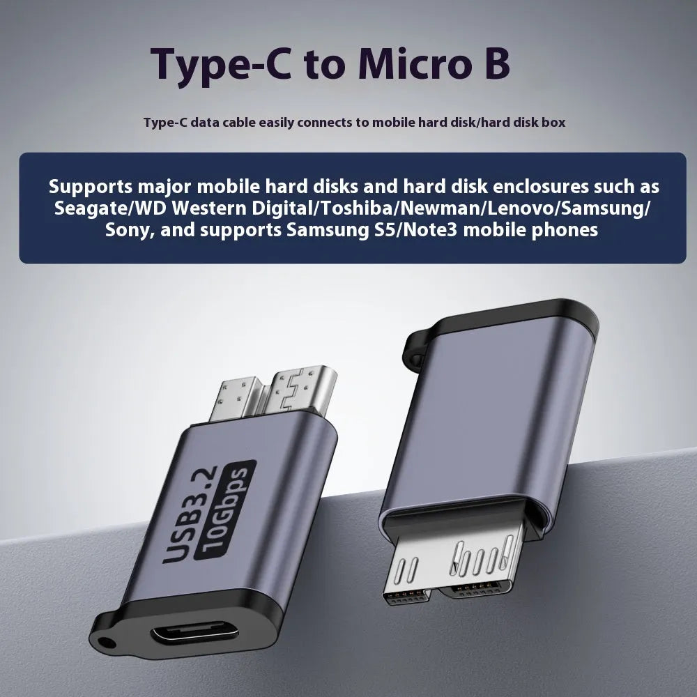 Micro USB B male to female adapter converter cable for charging and data transfer connectivity