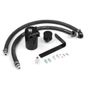 Aluminum alloy oil separator catch can for Ford Expedition in choice of black, blue, red, or silver colour.