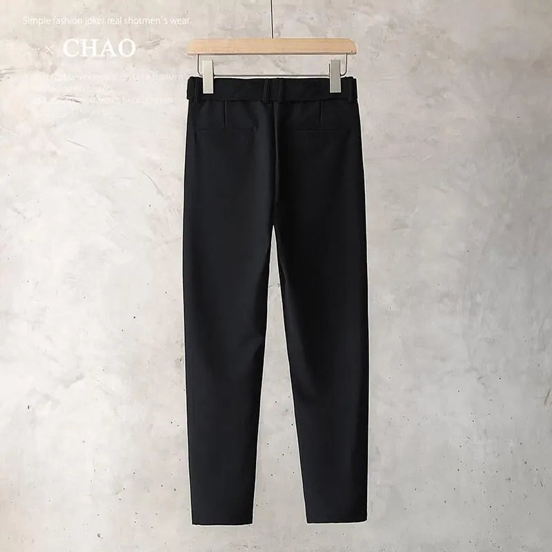 Boys slim straight tapered trousers in wool fabric available in multiple colours