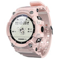 ATTACK 3 black smart sports watch with round screen on a wrist showing heart rate data