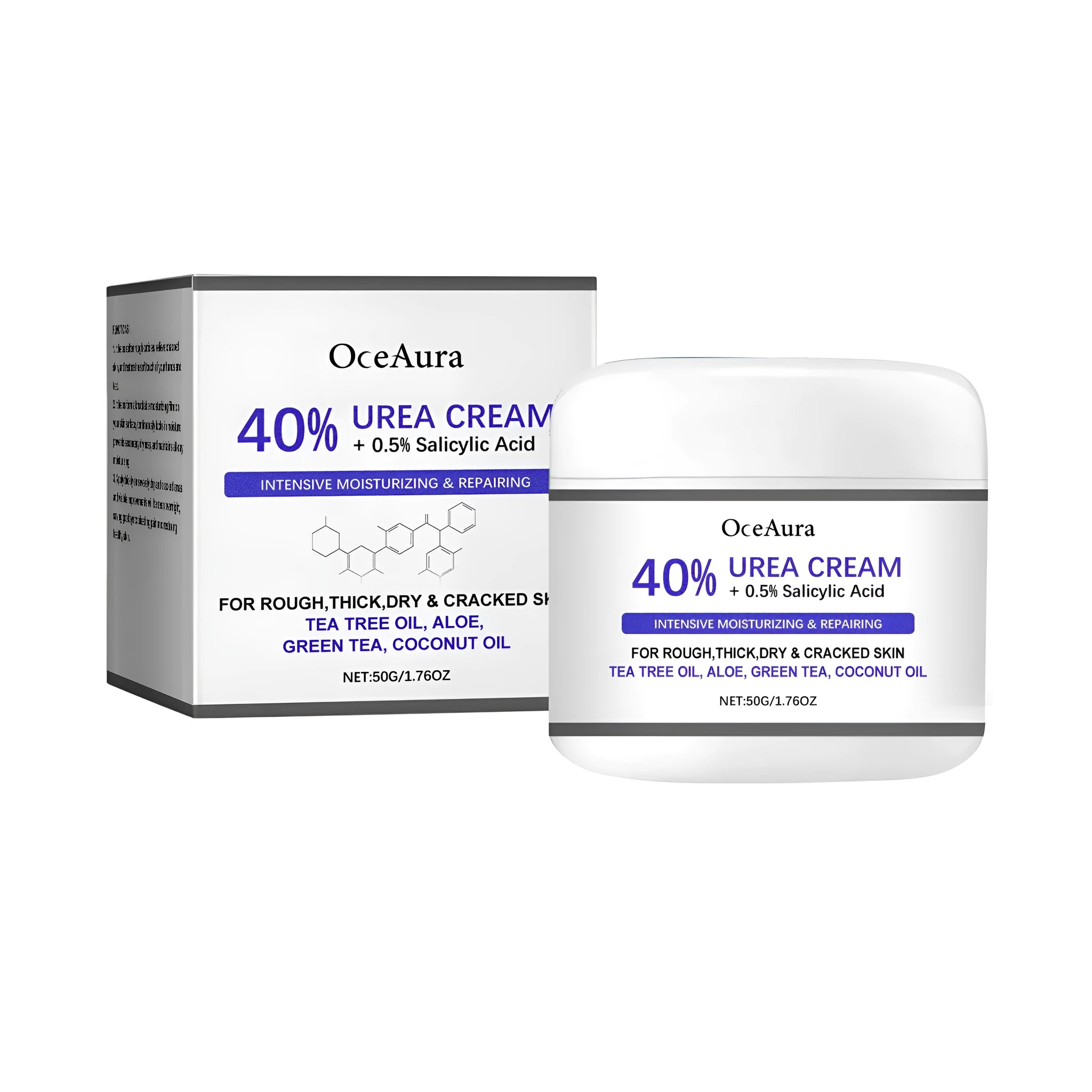 50g tube of anti-cracking hand and foot cream with urea and salicylic acid