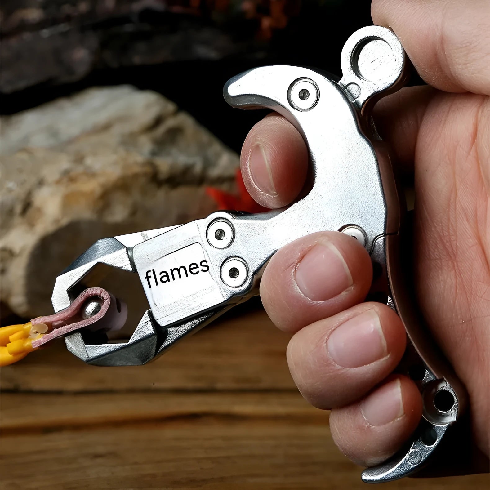 Zinc alloy archery release aid with two-axis adjustment and harpoon clip