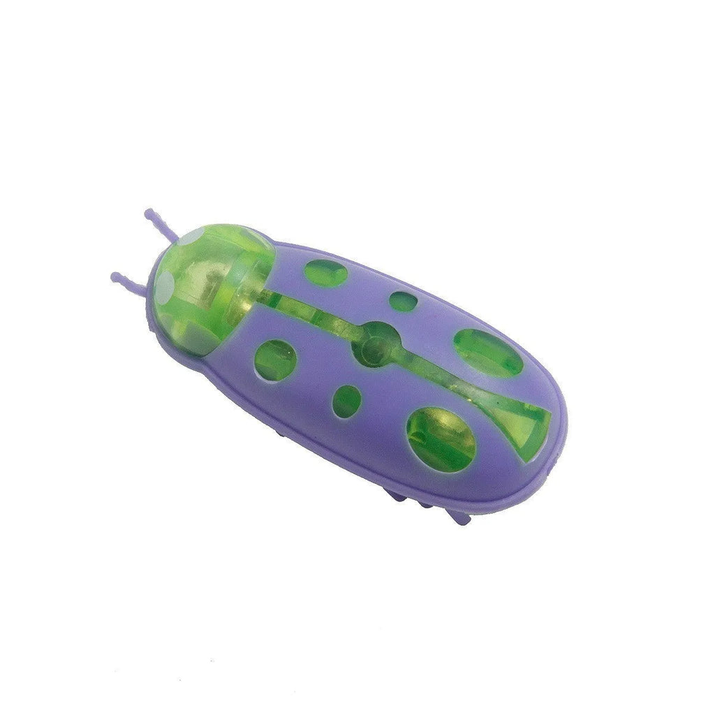 Electric bug cat toy with ladybug design showing angular legs and compact 4.5cm size