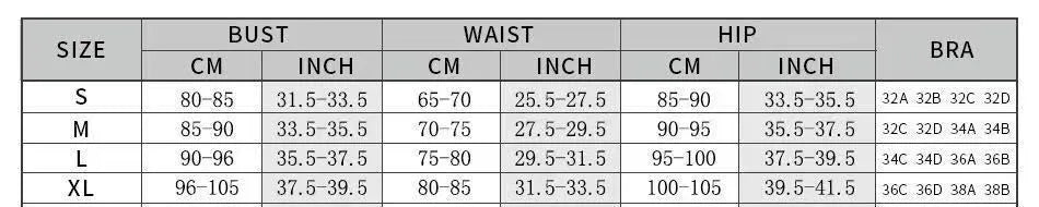 Women's one-piece bikini swimsuit in Polyester fabric, size range S to XL.