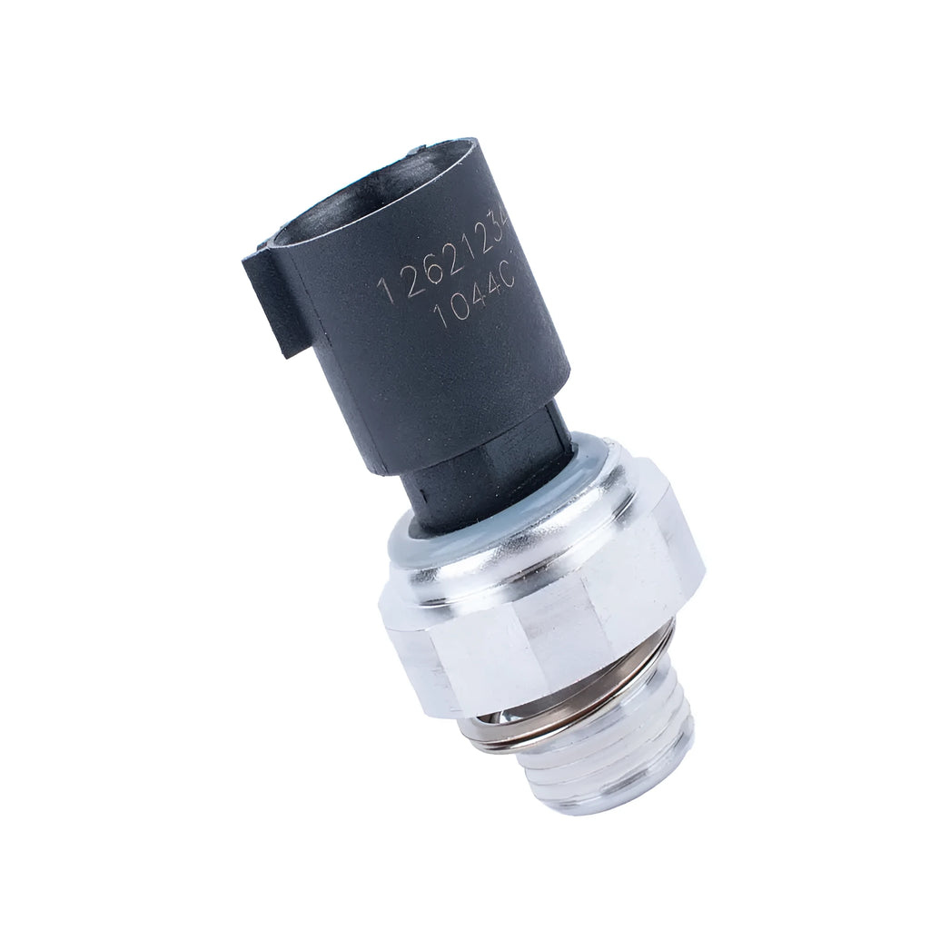 Silver automobile fuel pressure sensor with simple design for fuel system monitoring