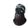 Cotton motorcycle head cover with dome style and matching gloves for autumn winter riding