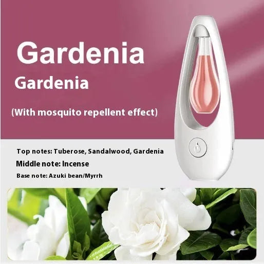 Ultrasonic aroma diffuser with mosquito repellent function in six style variations