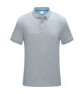 Short sleeve lapel advertising shirt in combed cotton, casual slit detail, 13 colours, sizes S to 4XL